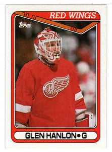 Glen Hanlon - Detroit Red Wings (NHL Hockey Card) 1990-91 Topps # 266 Mint