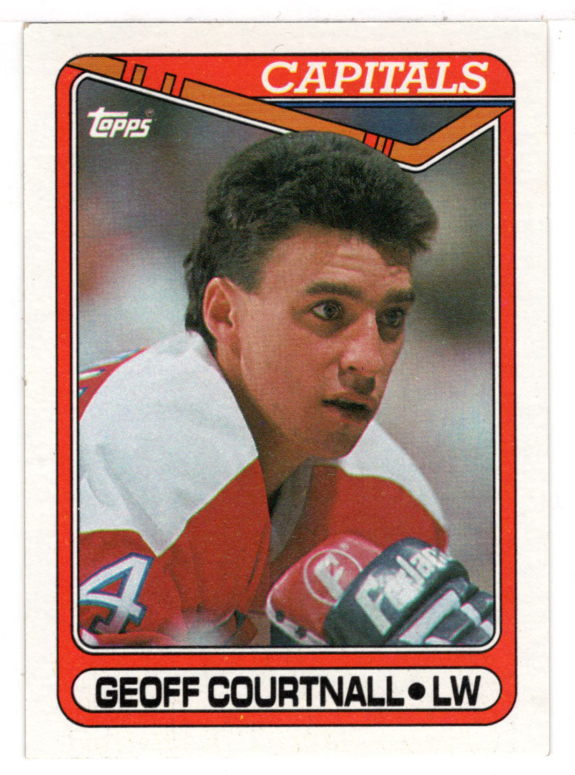 Geoff Courtnall - Washington Capitals (NHL Hockey Card) 1990-91 Topps # 273 Mint