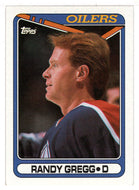 Randy Gregg - Edmonton Oilers (NHL Hockey Card) 1990-91 Topps # 275 Mint