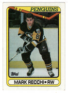 Mark Recchi RC - Pittsburgh Penguins (NHL Hockey Card) 1990-91 Topps # 280 Mint