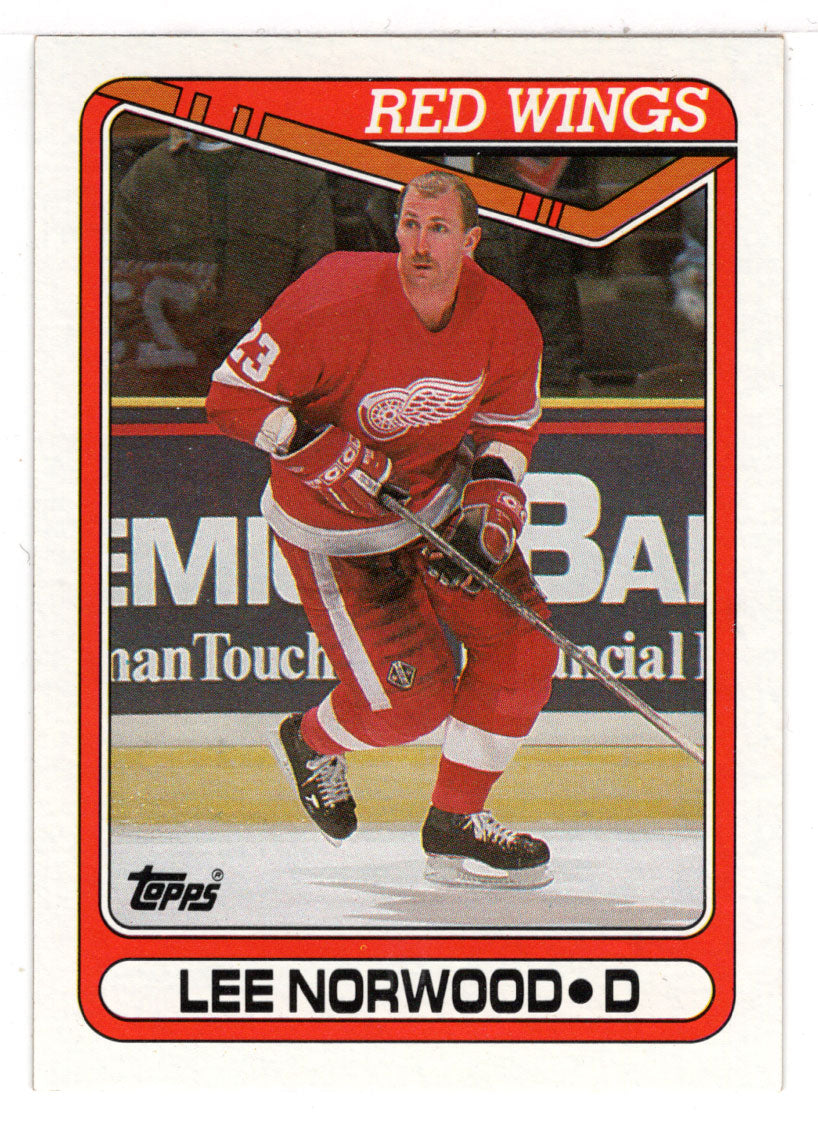 Lee Norwood - Detroit Red Wings (NHL Hockey Card) 1990-91 Topps # 285 Mint