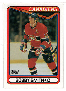 Bobby Smith - Montreal Canadiens (NHL Hockey Card) 1990-91 Topps # 287 Mint