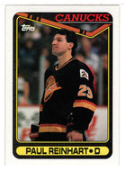 Paul Reinhart - Vancouver Canucks (NHL Hockey Card) 1990-91 Topps # 293 Mint