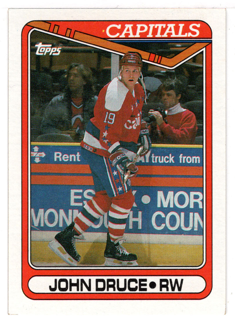 John Druce RC - Washington Capitals (NHL Hockey Card) 1990-91 Topps # 298 Mint