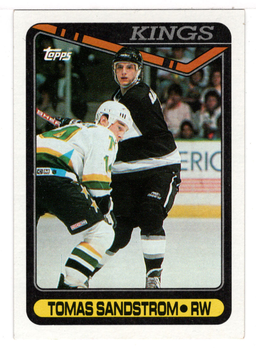 Tomas Sandstrom - Los Angeles Kings (NHL Hockey Card) 1990-91 Topps # 301 Mint
