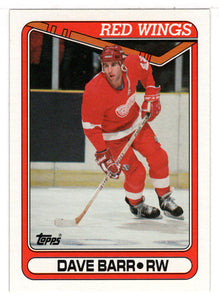 Dave Barr - Detroit Red Wings (NHL Hockey Card) 1990-91 Topps # 308 Mint