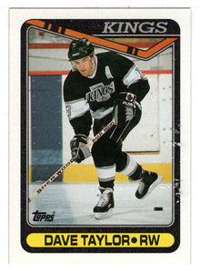 Dave Taylor - Los Angeles Kings (NHL Hockey Card) 1990-91 Topps # 314 Mint