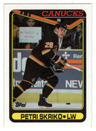 Petri Skriko - Vancouver Canucks (NHL Hockey Card) 1990-91 Topps # 316 Mint