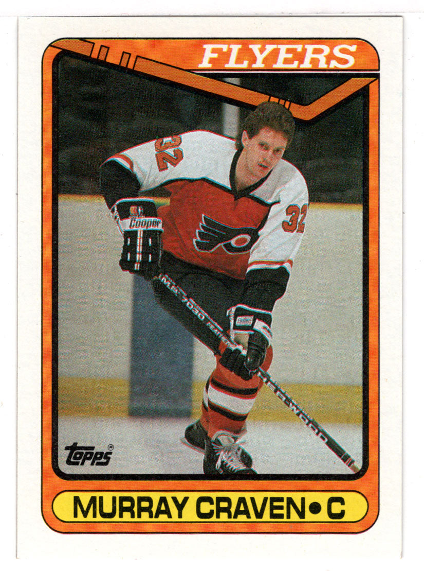 Murray Craven - Philadelphia Flyers (NHL Hockey Card) 1990-91 Topps # 318 Mint