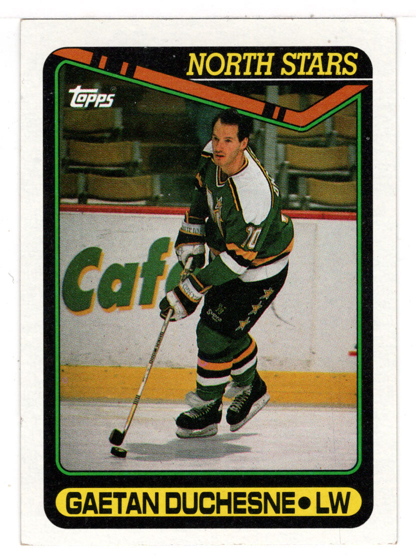 Gaetan Duchesne - Minnesota North Stars (NHL Hockey Card) 1990-91 Topps # 319 Mint