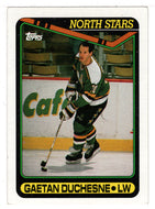 Gaetan Duchesne - Minnesota North Stars (NHL Hockey Card) 1990-91 Topps # 319 Mint