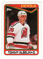 Tommy Albelin - New Jersey Devils (NHL Hockey Card) 1990-91 Topps # 323 Mint