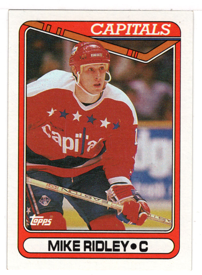 Mike Ridley - Washington Capitals (NHL Hockey Card) 1990-91 Topps # 327 Mint