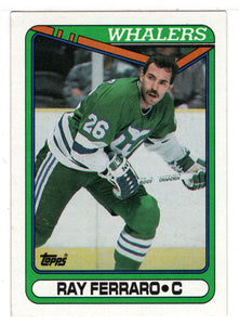 Ray Ferraro - Hartford Whalers (NHL Hockey Card) 1990-91 Topps # 336 Mint
