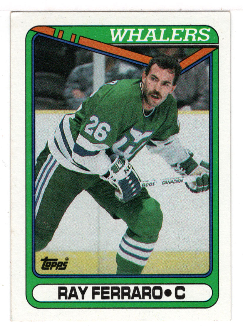 Ray Ferraro - Hartford Whalers (NHL Hockey Card) 1990-91 Topps # 336 Mint