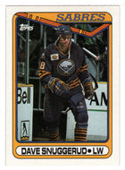 Dave Snuggerud RC - Buffalo Sabres (NHL Hockey Card) 1990-91 Topps # 340 Mint