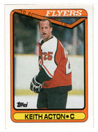 Keith Acton - Philadelphia Flyers (NHL Hockey Card) 1990-91 Topps # 355 Mint