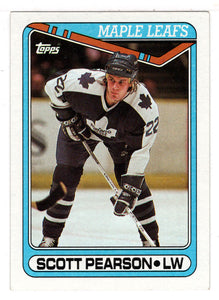 Scott Pearson RC - Toronto Maple Leafs (NHL Hockey Card) 1990-91 Topps # 356 Mint