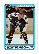 Scott Pearson RC - Toronto Maple Leafs (NHL Hockey Card) 1990-91 Topps # 356 Mint