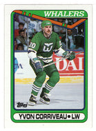 Yvon Corriveau RC - Hartford Whalers (NHL Hockey Card) 1990-91 Topps # 364 Mint