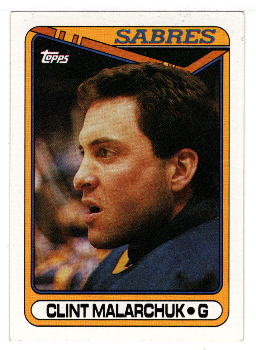 Clint Malarchuk - Buffalo Sabres (NHL Hockey Card) 1990-91 Topps # 371 Mint