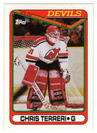 Chris Terreri RC - New Jersey Devils (NHL Hockey Card) 1990-91 Topps # 375 Mint