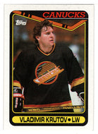 Vladimir Krutov RC - Vancouver Canucks (NHL Hockey Card) 1990-91 Topps # 380 Mint