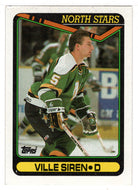 Ville Siren RC - Minnesota North Stars (NHL Hockey Card) 1990-91 Topps # 383 Mint