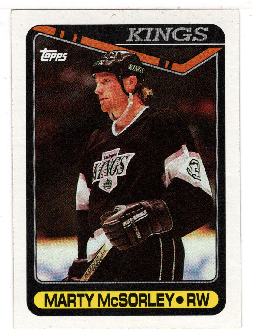 Marty McSorley - Los Angeles Kings (NHL Hockey Card) 1990-91 Topps # 392 Mint