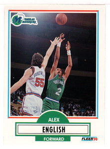 Alex English - Dallas Mavericks (NBA Basketball Card) 1990-91 Fleer Update # U 19 Mint