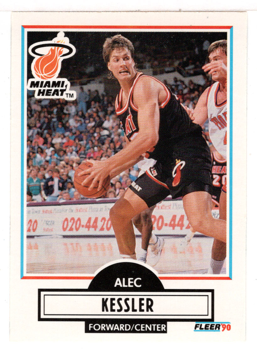 Alec Kessler RC - Miami Heat (NBA Basketball Card) 1990-91 Fleer Update # U 50 Mint