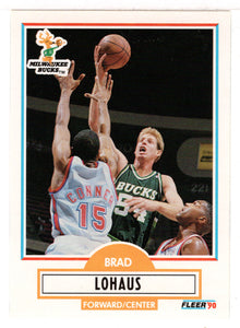 Brad Lohaus - Milwaukee Bucks (NBA Basketball Card) 1990-91 Fleer Update # U 54 Mint