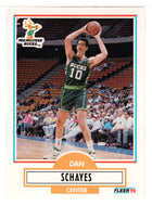 Dan Schayes - Milwaukee Bucks (NBA Basketball Card) 1990-91 Fleer Update # U 55 Mint
