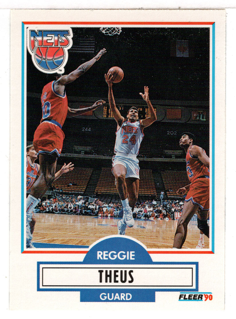 Reggie Theus - New Jersey Nets (NBA Basketball Card) 1990-91 Fleer Update # U 62 Mint