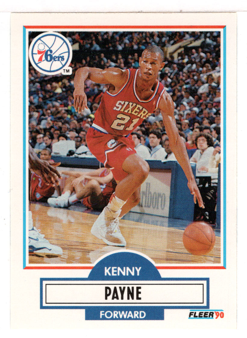 Kenny Payne RC - Philadelphia 76ers (NBA Basketball Card) 1990-91 Fleer Update # U 72 Mint