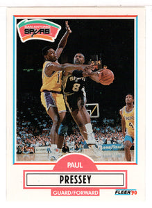 Paul Pressey - San Antonio Spurs (NBA Basketball Card) 1990-91 Fleer Update # U 90 Mint