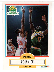 Olden Polynice - Seattle SuperSonics (NBA Basketball Card) 1990-91 Fleer Update # U 93 Mint