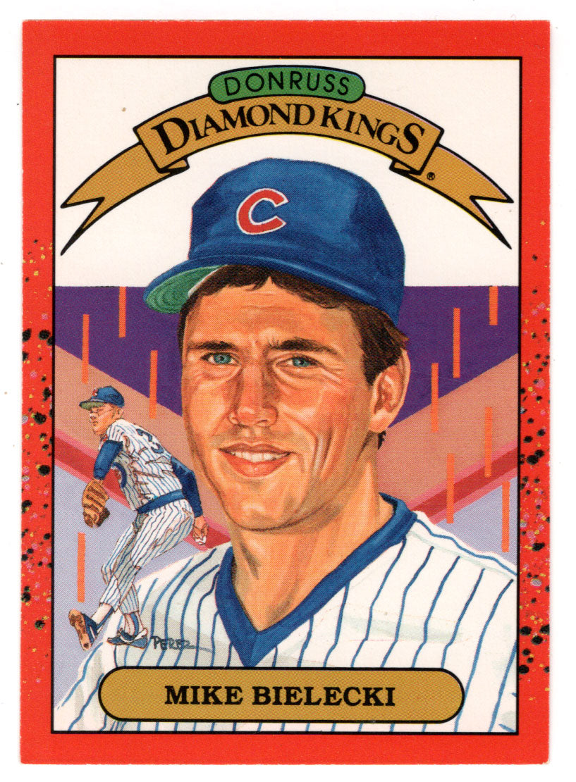 Mike Bielecki - Chicago Cubs - Diamond Kings (MLB Baseball Card) 1990 Donruss # 9 Mint