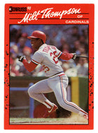 Milt Thompson - St. Louis Cardinals (MLB Baseball Card) 1990 Donruss # 82 Mint