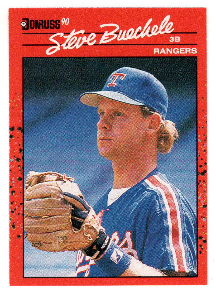 Steve Buechele - Texas Rangers (MLB Baseball Card) 1990 Donruss # 107 Mint