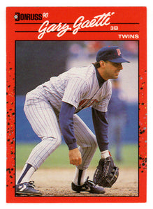 Gary Gaetti - Minnesota Twins (MLB Baseball Card) 1990 Donruss # 151 Mint