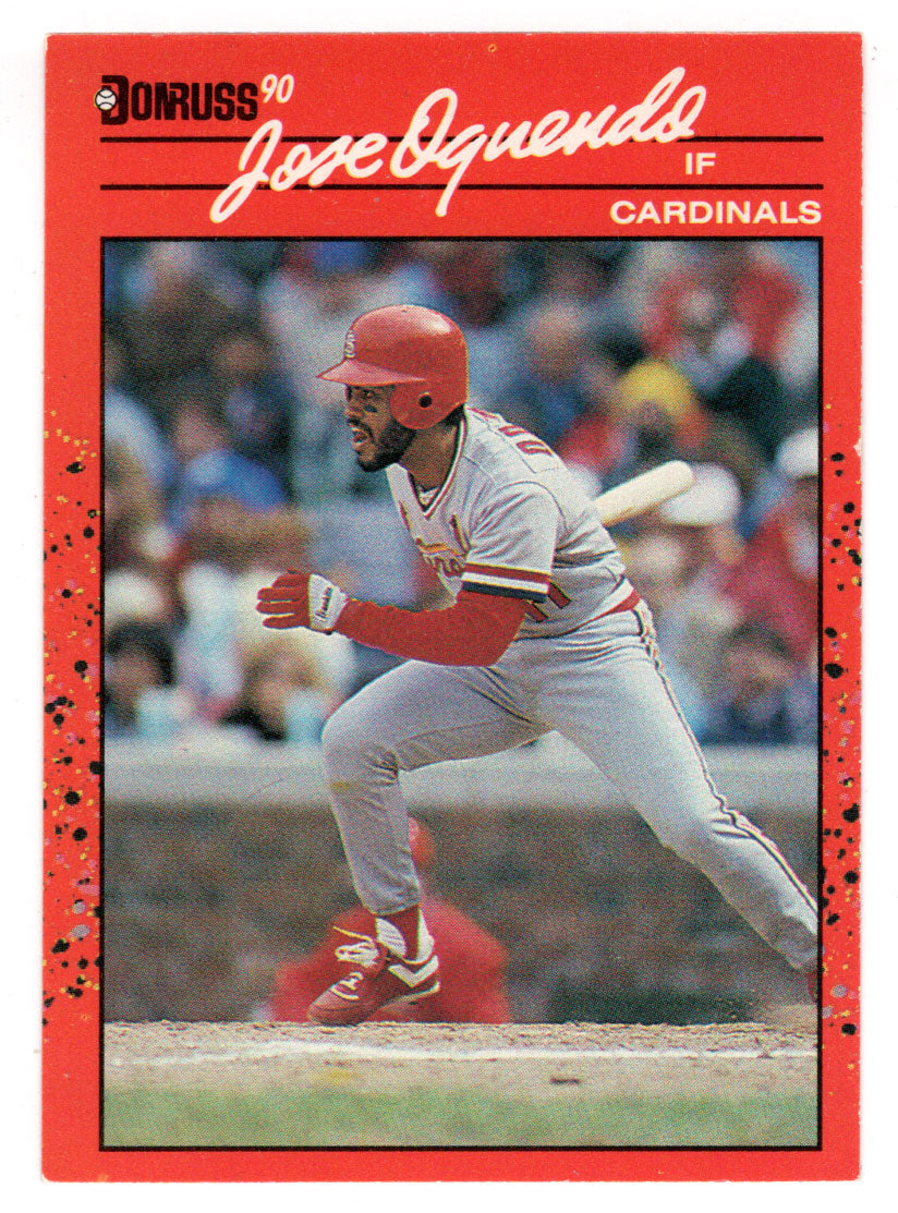 Jose Oquendo - St. Louis Cardinals (MLB Baseball Card) 1990 Donruss # 161 Mint