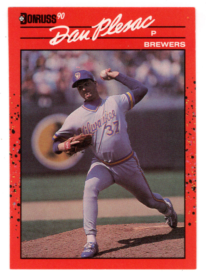 Dan Plesac - Milwaukee Brewers (MLB Baseball Card) 1990 Donruss # 175 Mint