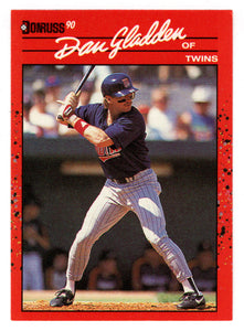 Dan Gladden - Minnesota Twins (MLB Baseball Card) 1990 Donruss # 182 Mint