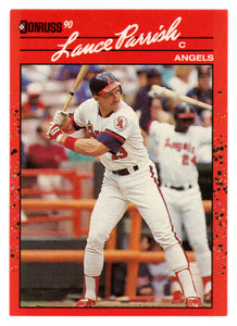 Lance Parrish - California Angels (MLB Baseball Card) 1990 Donruss # 213 Mint