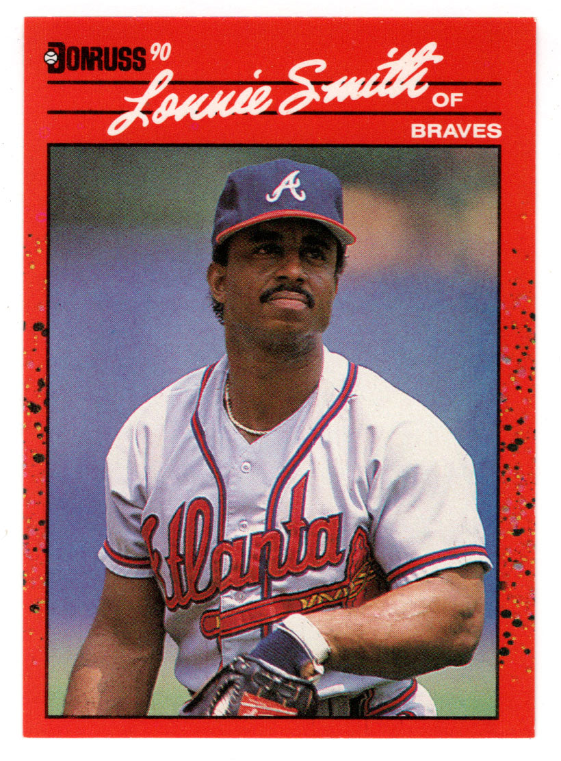 Lonnie Smith - Atlanta Braves (MLB Baseball Card) 1990 Donruss # 222 Mint