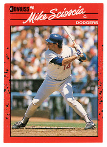 Mike Scioscia - Los Angeles Dodgers (MLB Baseball Card) 1990 Donruss # 316 Mint