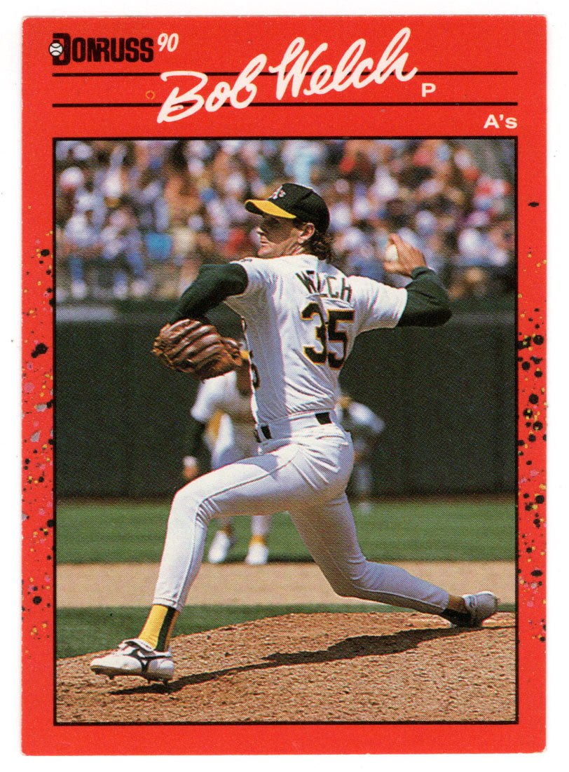 Bob Welch - Oakland Athletics (MLB Baseball Card) 1990 Donruss # 332 Mint