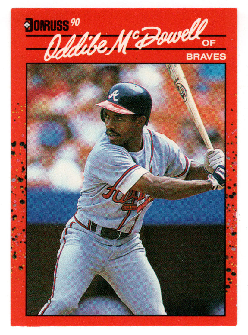 Oddibe McDowell - Atlanta Braves (MLB Baseball Card) 1990 Donruss # 340 Mint