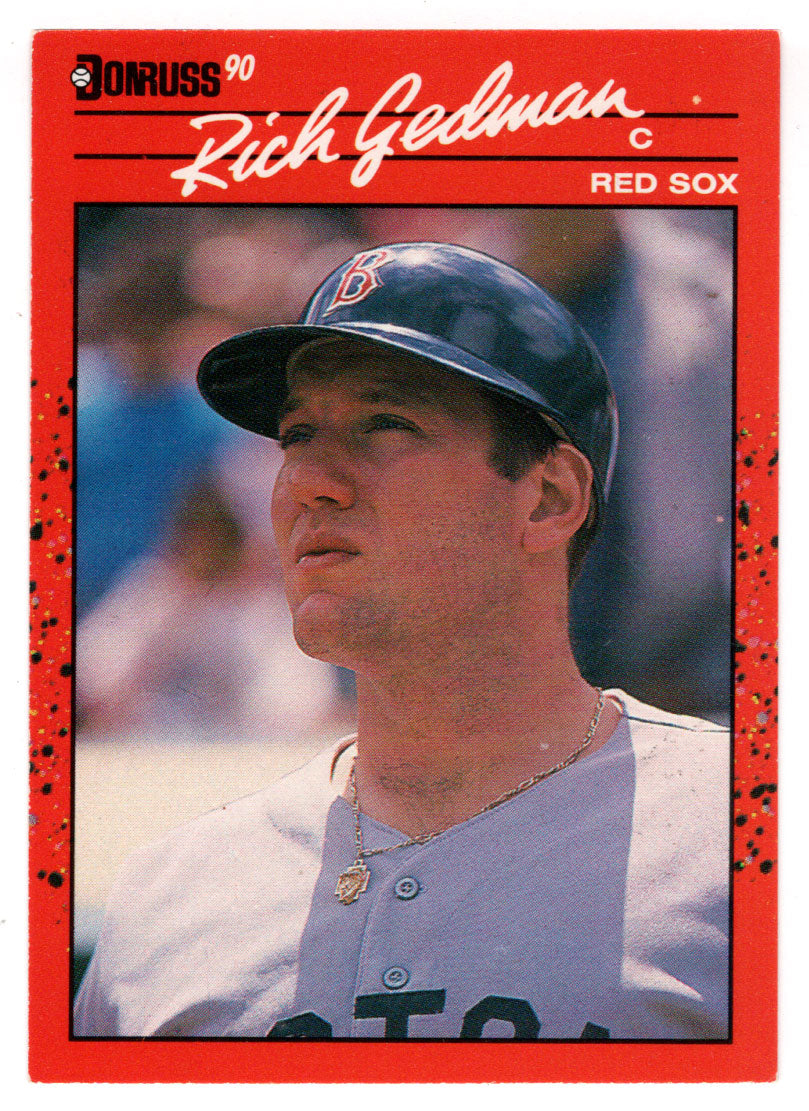 Rich Gedman - Boston Red Sox (MLB Baseball Card) 1990 Donruss # 346 Mint